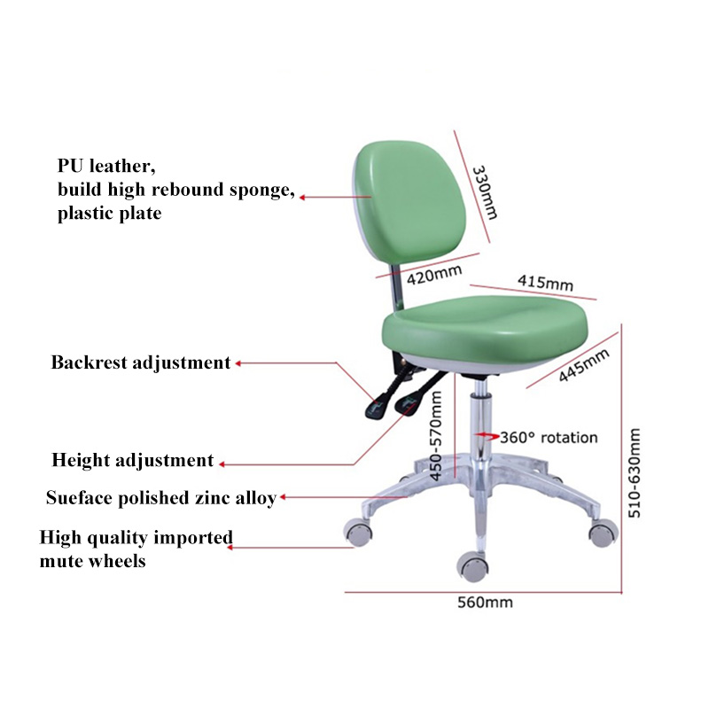 SV039 Ergonomischer Zahnarztstuhl für Zahnärzte
   